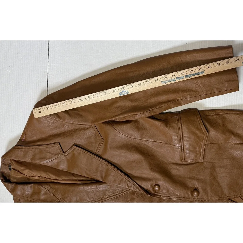 PIONEER WEAR - Men's‎ VINTAGE Leather Blazer Jacket - Size 40